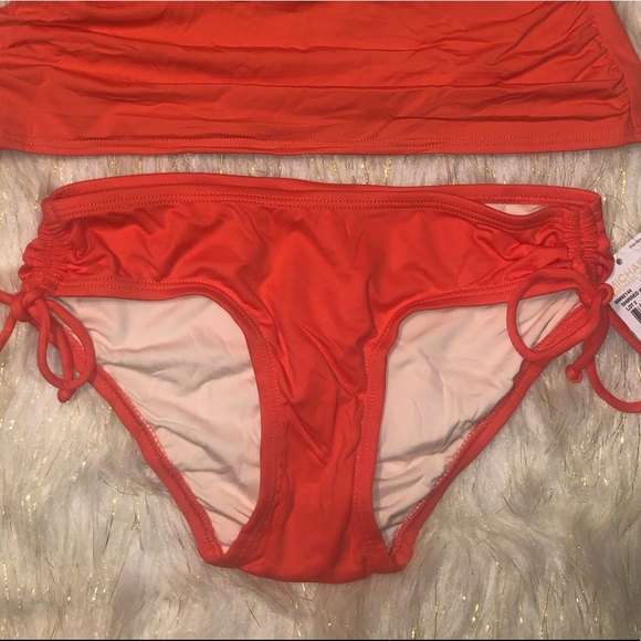 NWT Michael Kors Orange bandini 2 Pc swimsuit - Picture 6 of 8